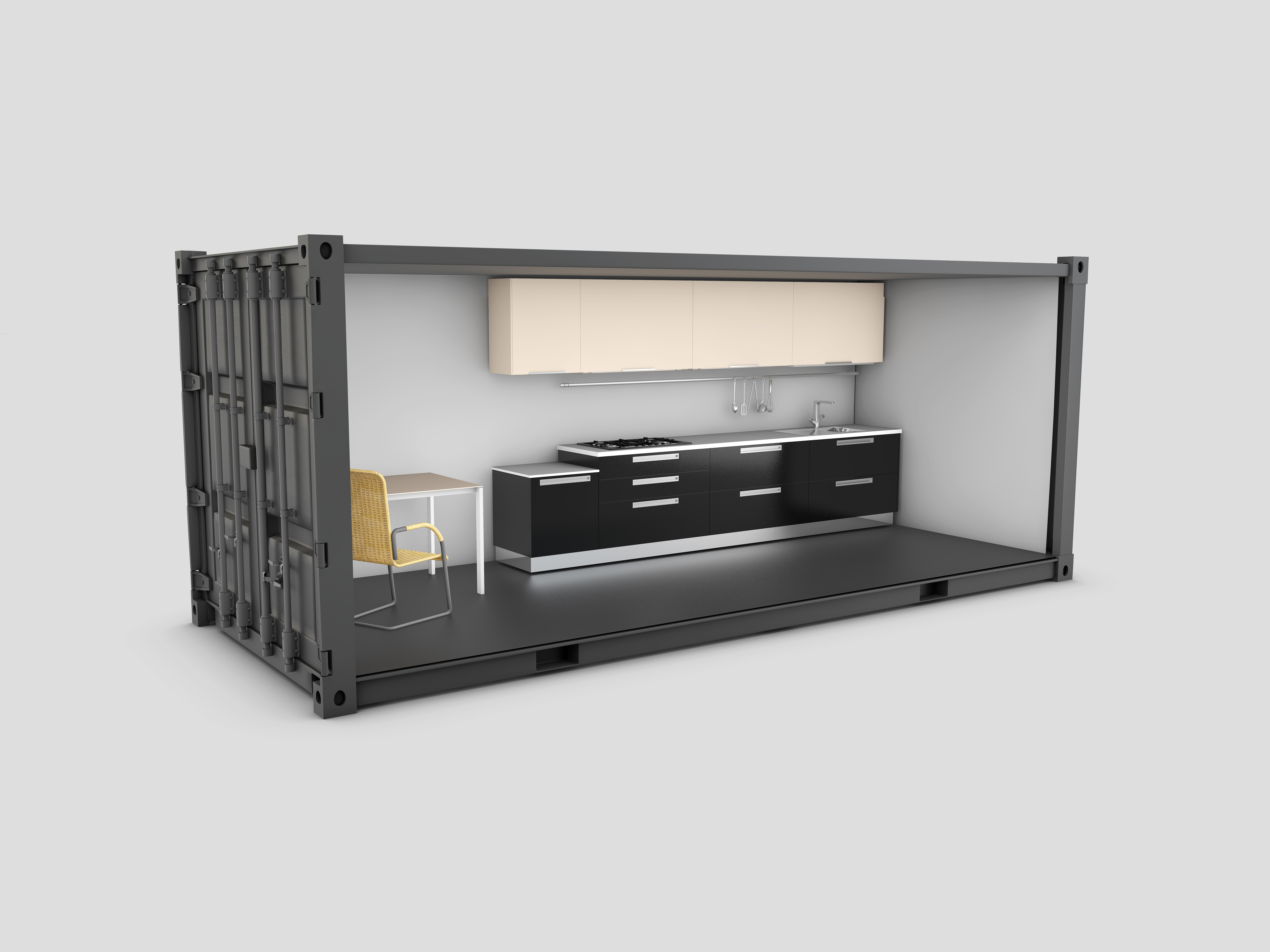 capsule container office kitchen